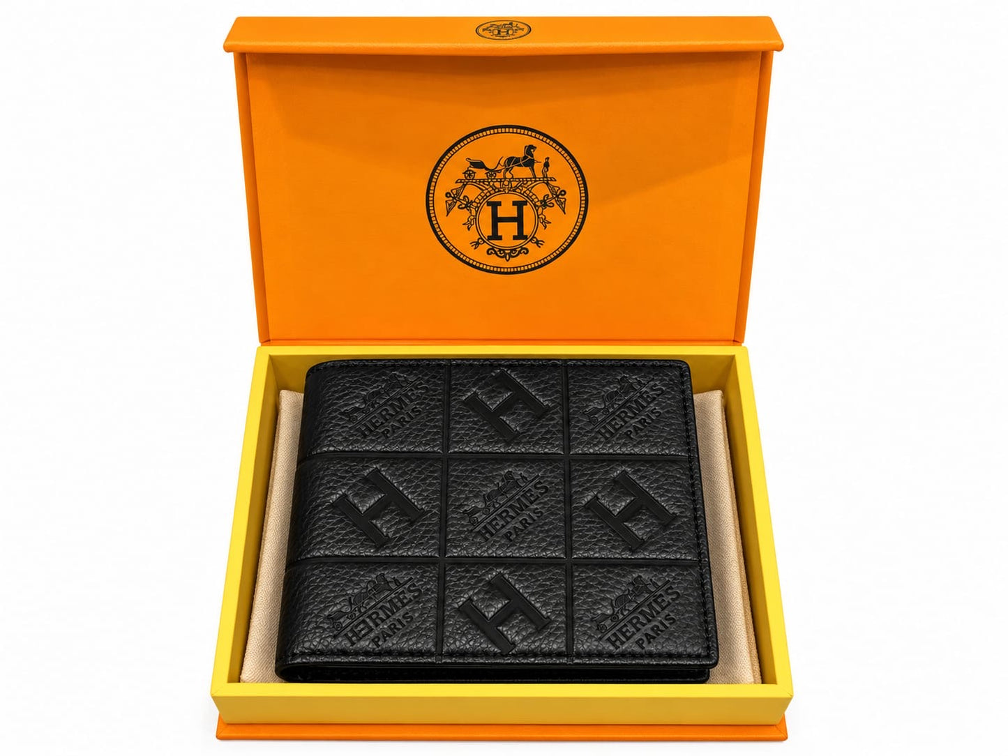 Hermès H Pattern Bifold Wallet