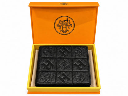 Hermès H Pattern Bifold Wallet