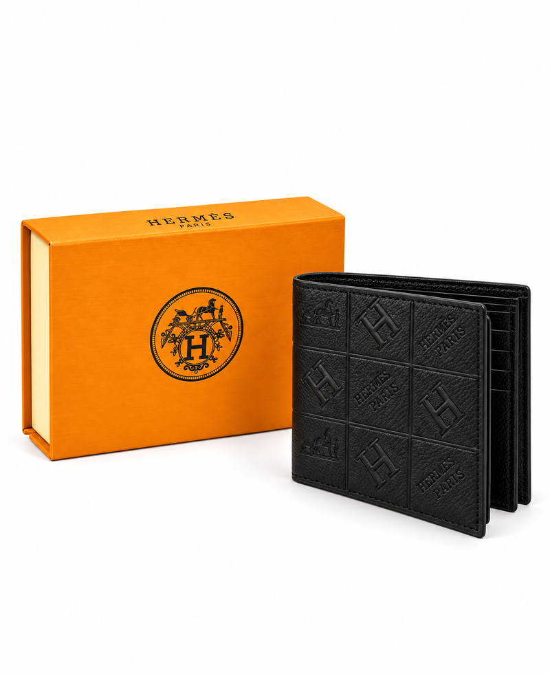 Hermès H Pattern Bifold Wallet